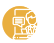 Regular one on one telehealth visits icon | PearMD